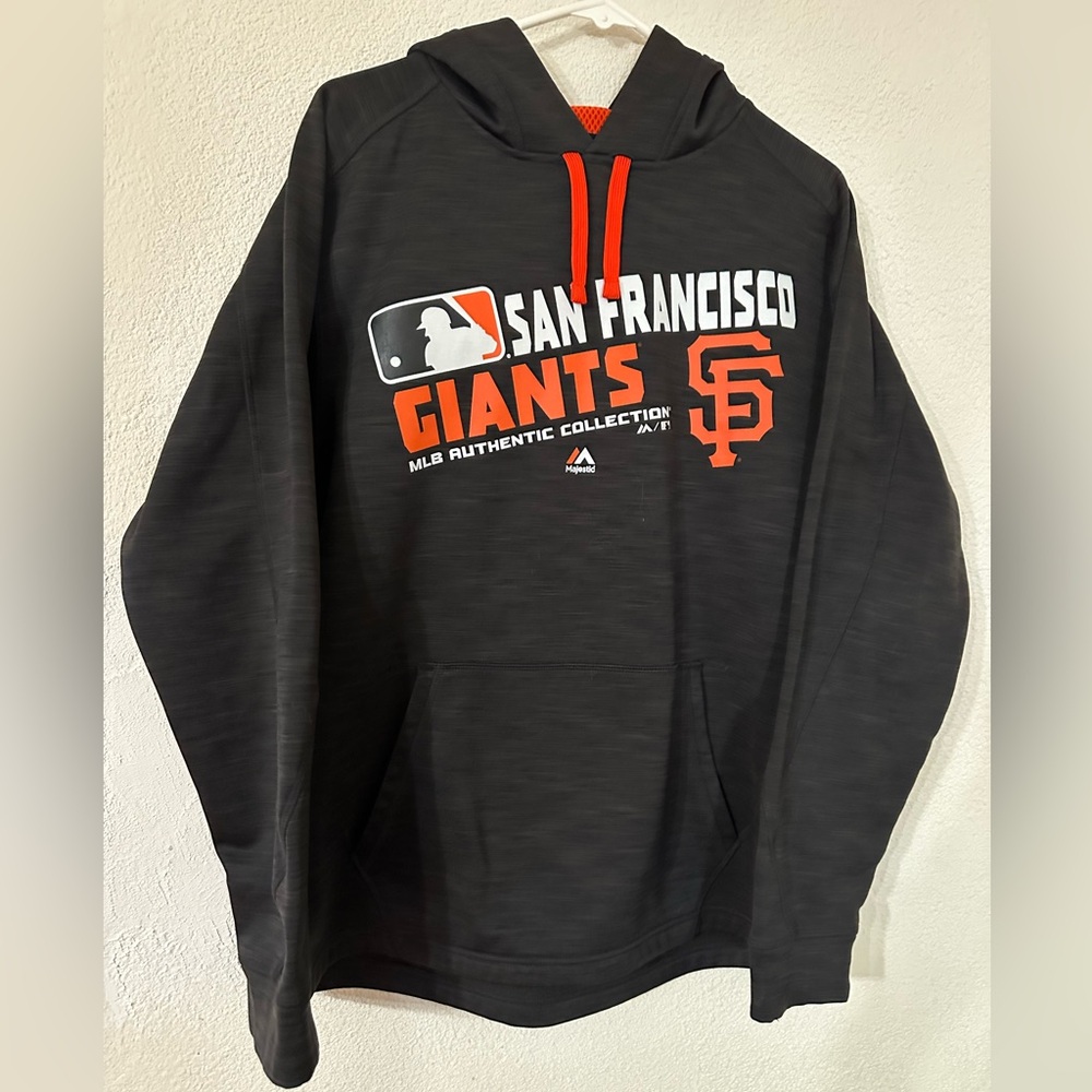 Majestic Official MLB SF Giants Therma Base Performance Hoodie Men’s Size Medium